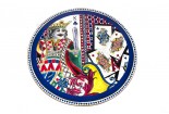 Placemats N ° 4 BACI MILANO Queen of Multicolor Hearts
