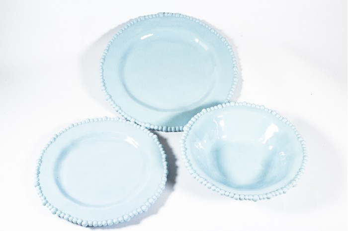 Tafelservice 18-teilig BACI MILANO Joke - Table & Kitchen Azzurro