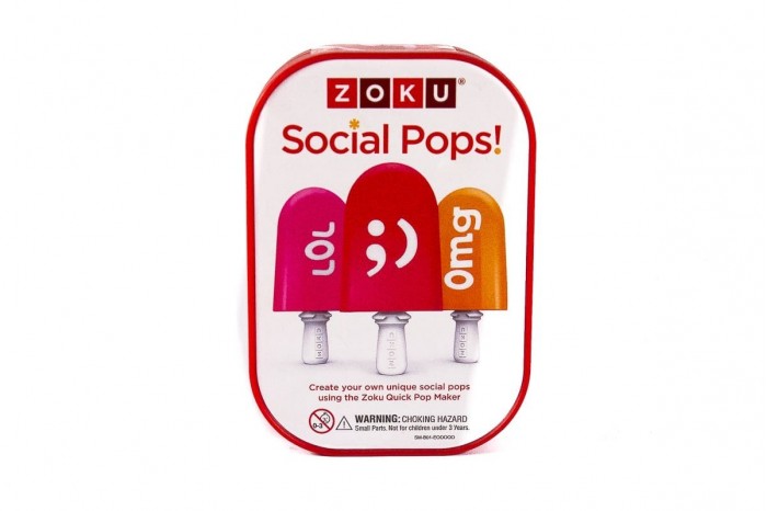Stampini numeri parole ZOKU Social Media Kit Multicolor
